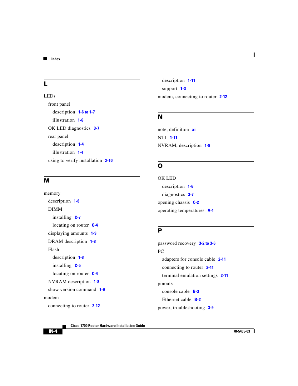 Cisco 1700 User Manual | Page 86 / 88