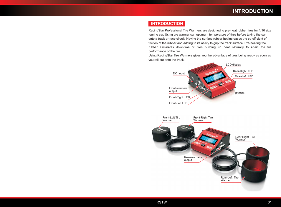 Introduction | SkyRC Tire Warmer User Manual | Page 2 / 6