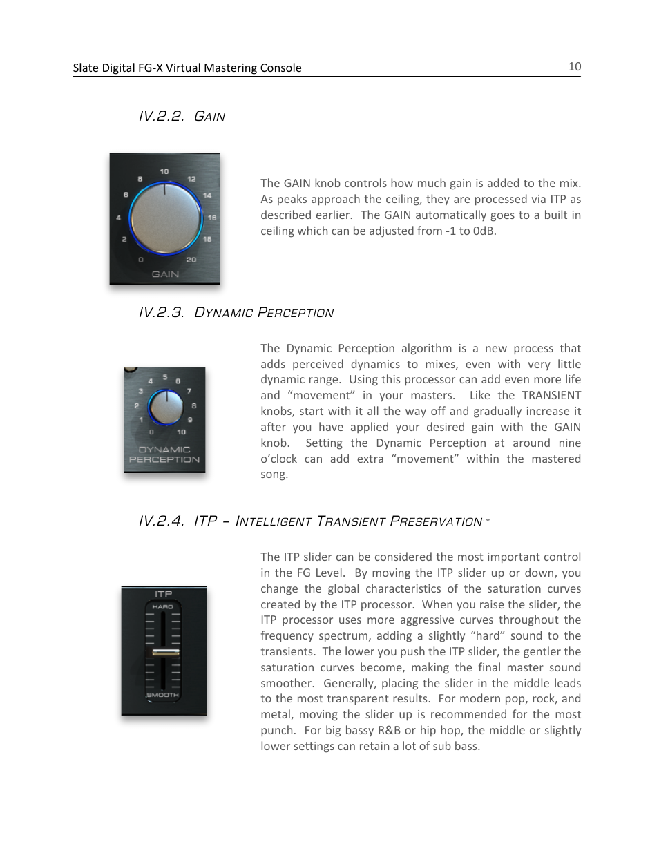 Slate Digital FG-X Virtual Mastering Processor User Manual | Page 10 / 21