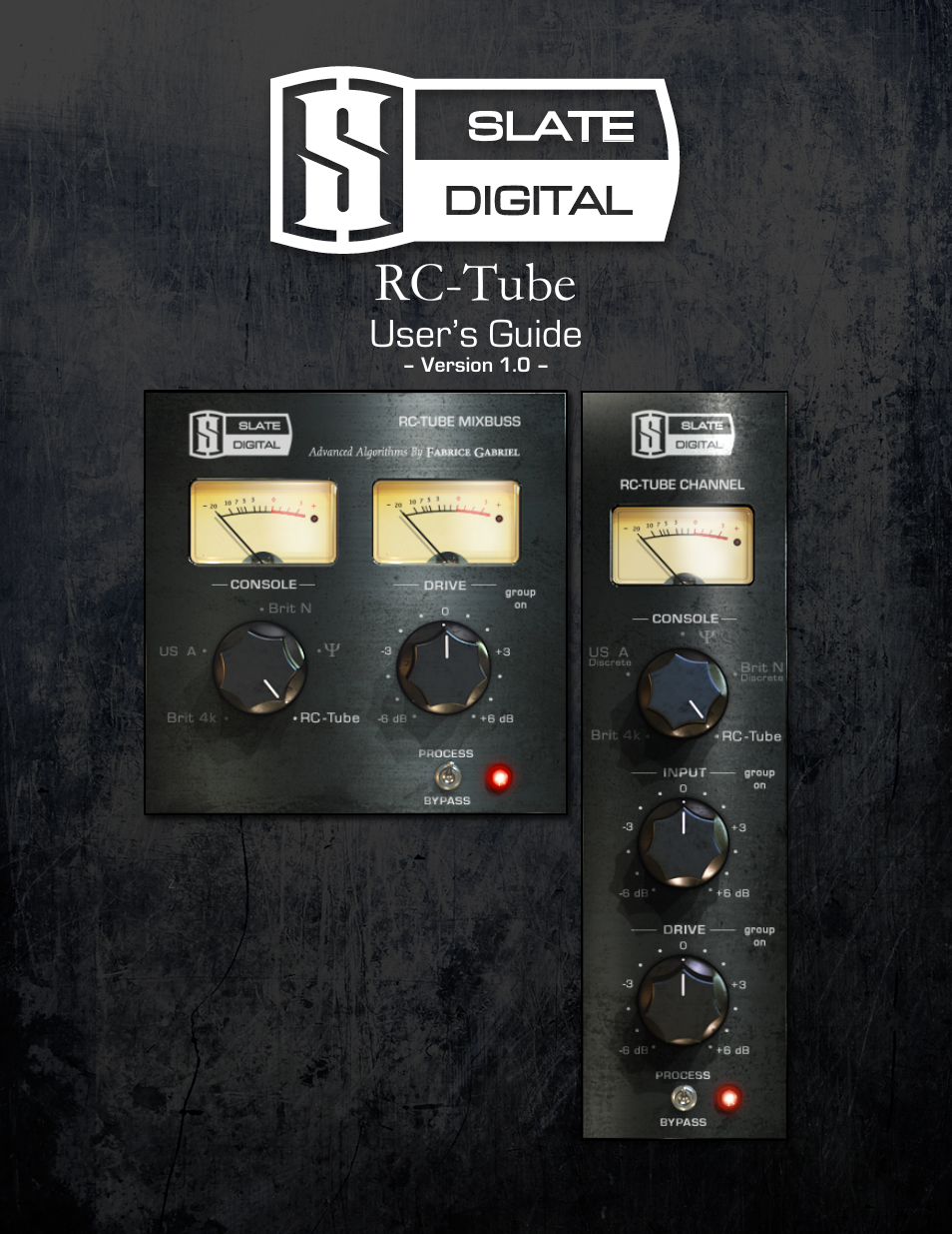 Slate Digital RC-Tube User Manual | 12 pages