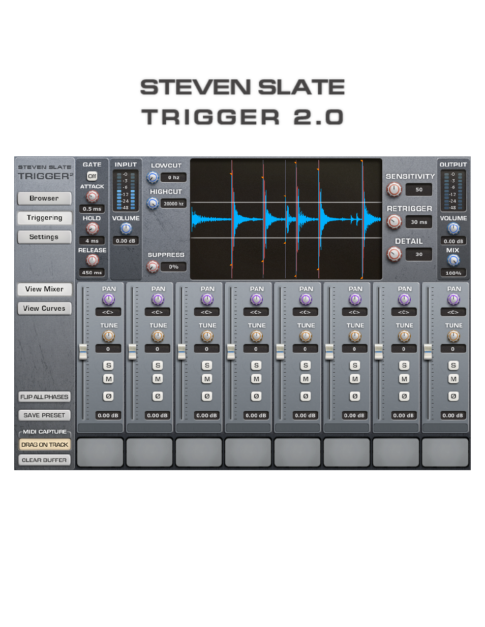 Slate Digital Trigger Advanced Drum Replacer User Manual | 19 pages