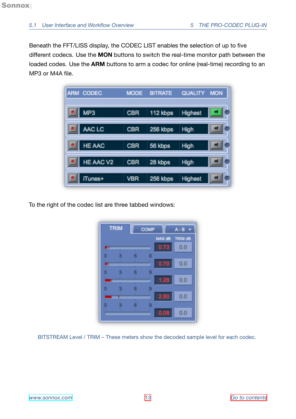 Sonnox Fraunhofer Pro-Codec User Manual | Page 13 / 89