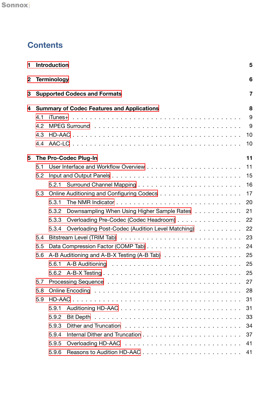Sonnox Fraunhofer Pro-Codec User Manual | Page 2 / 89