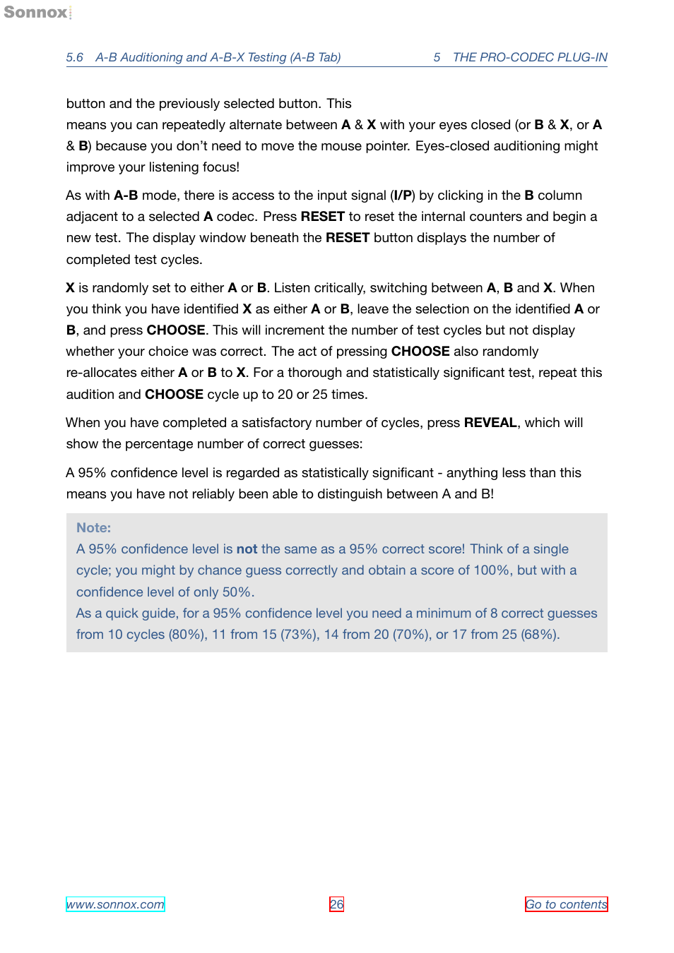 Sonnox Fraunhofer Pro-Codec User Manual | Page 26 / 89