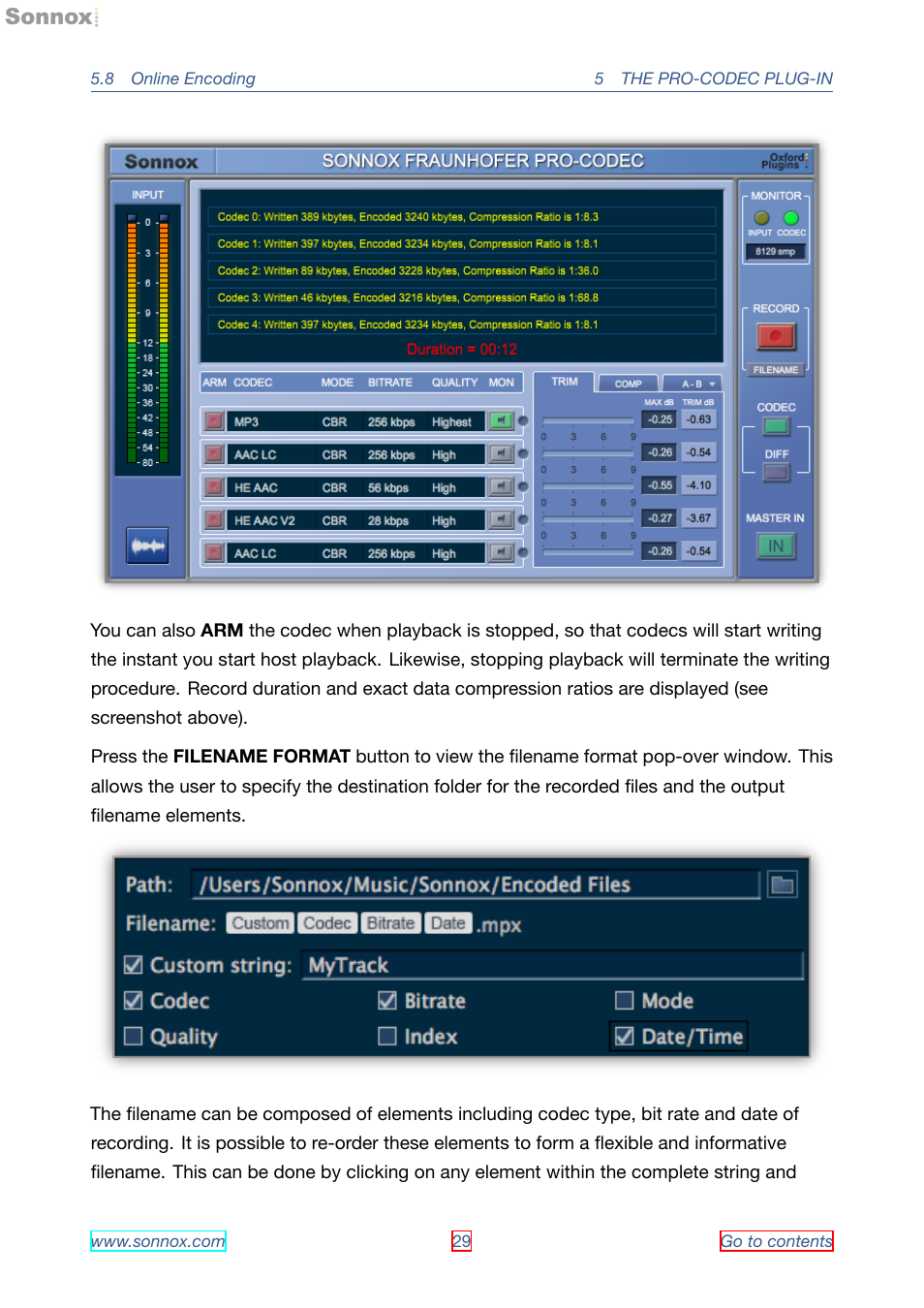 Sonnox Fraunhofer Pro-Codec User Manual | Page 29 / 89
