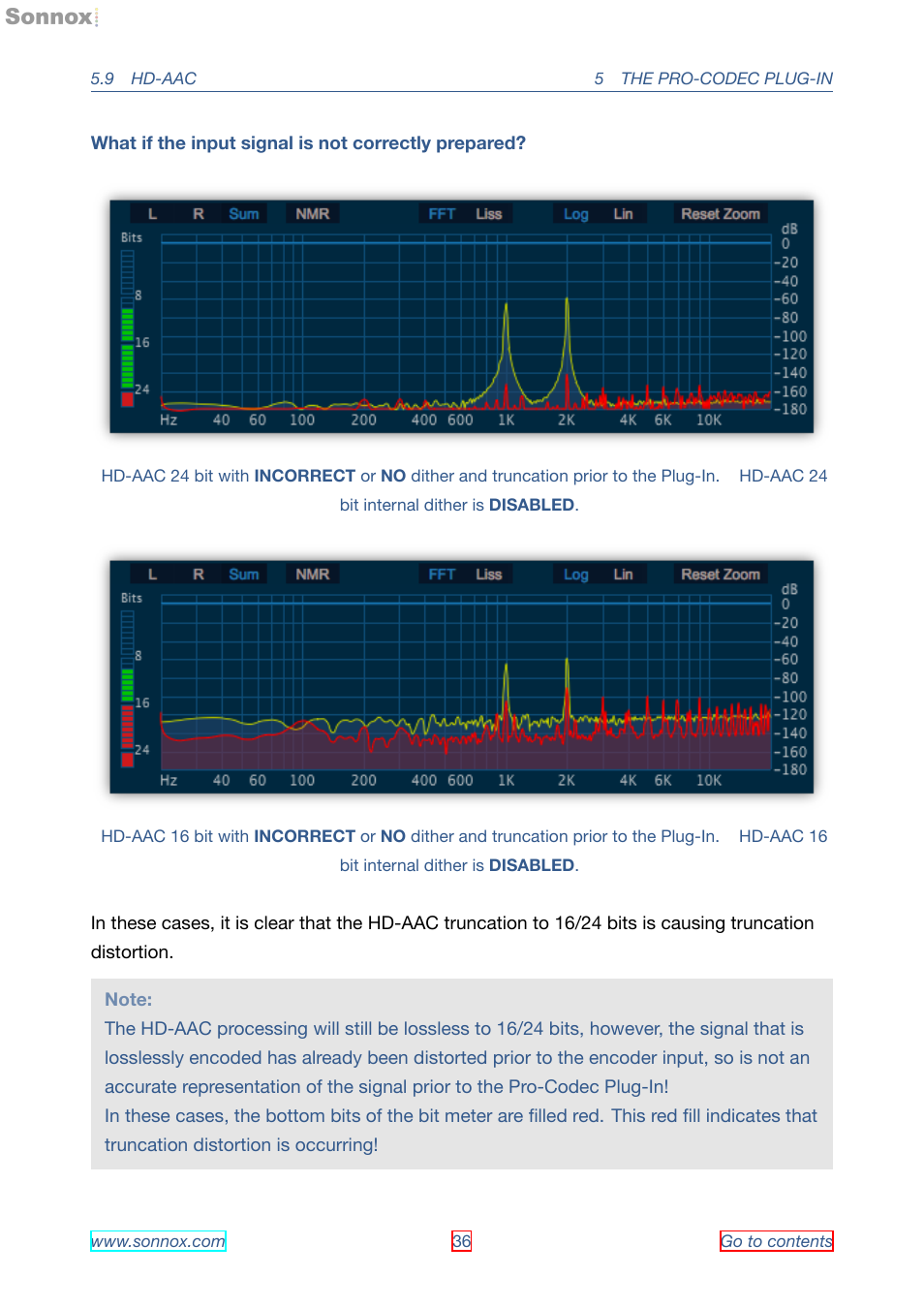 Sonnox Fraunhofer Pro-Codec User Manual | Page 36 / 89