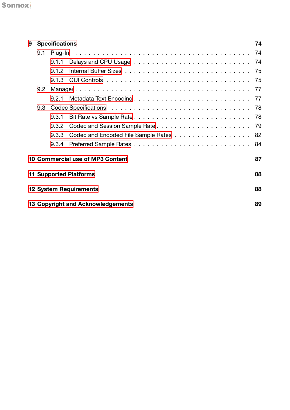 Sonnox Fraunhofer Pro-Codec User Manual | Page 4 / 89