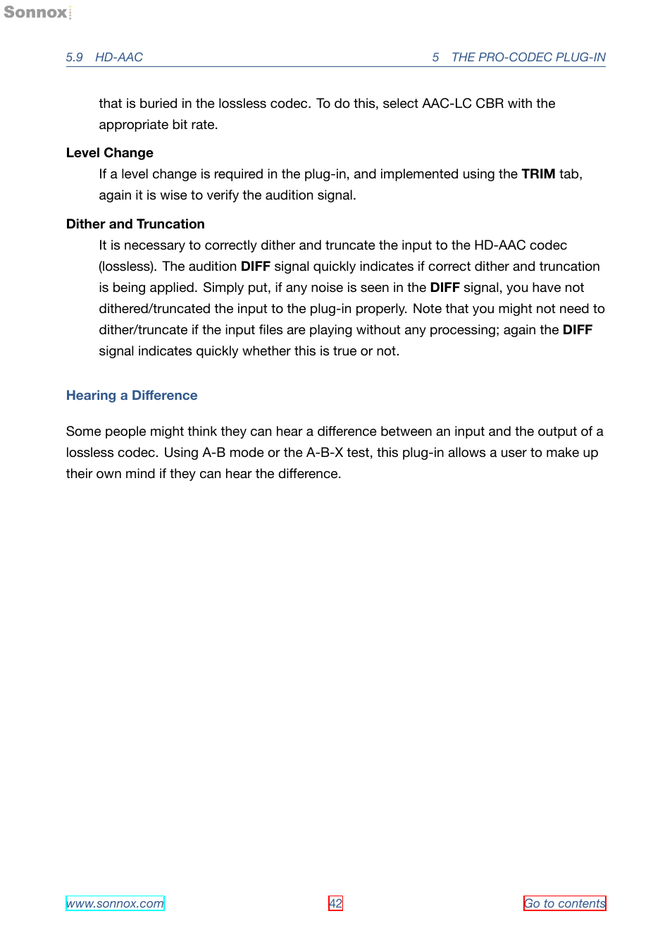 Sonnox Fraunhofer Pro-Codec User Manual | Page 42 / 89