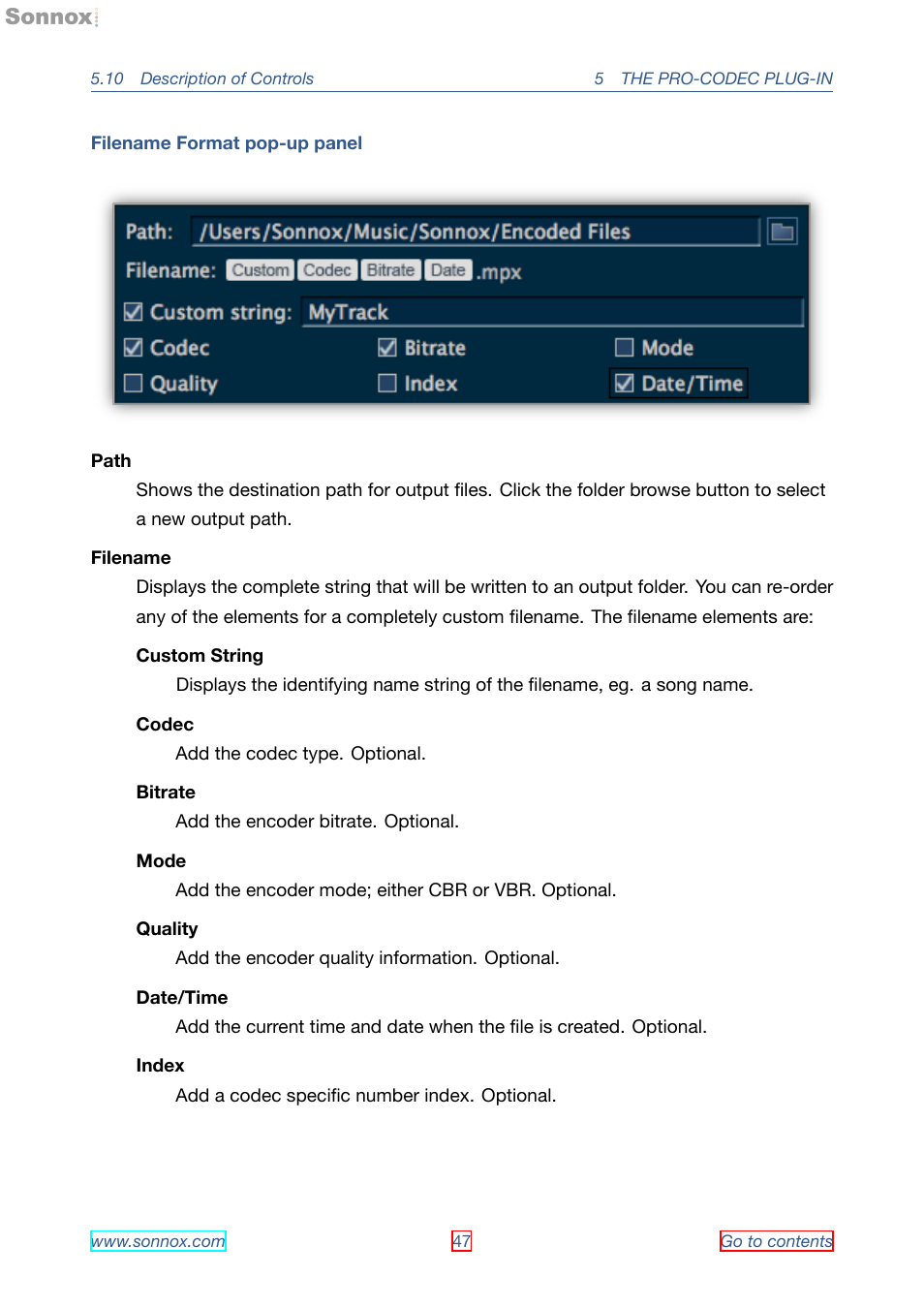 Sonnox Fraunhofer Pro-Codec User Manual | Page 47 / 89