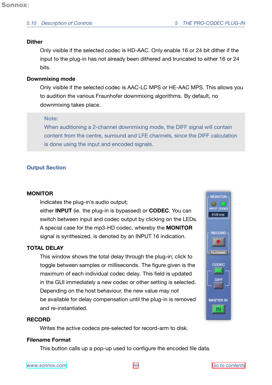 Sonnox Fraunhofer Pro-Codec User Manual | Page 49 / 89