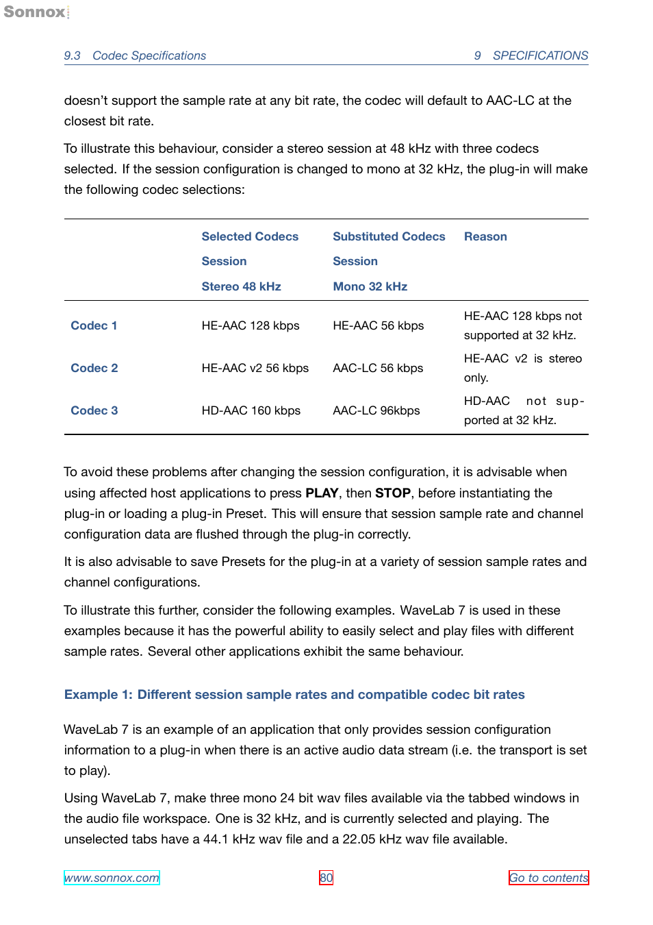Sonnox Fraunhofer Pro-Codec User Manual | Page 80 / 89