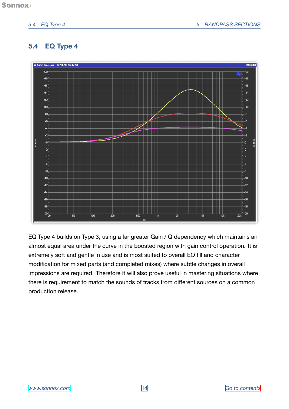 Eq type 4, 4 eq type 4 | Sonnox Oxford EQ including GML User Manual | Page 14 / 24