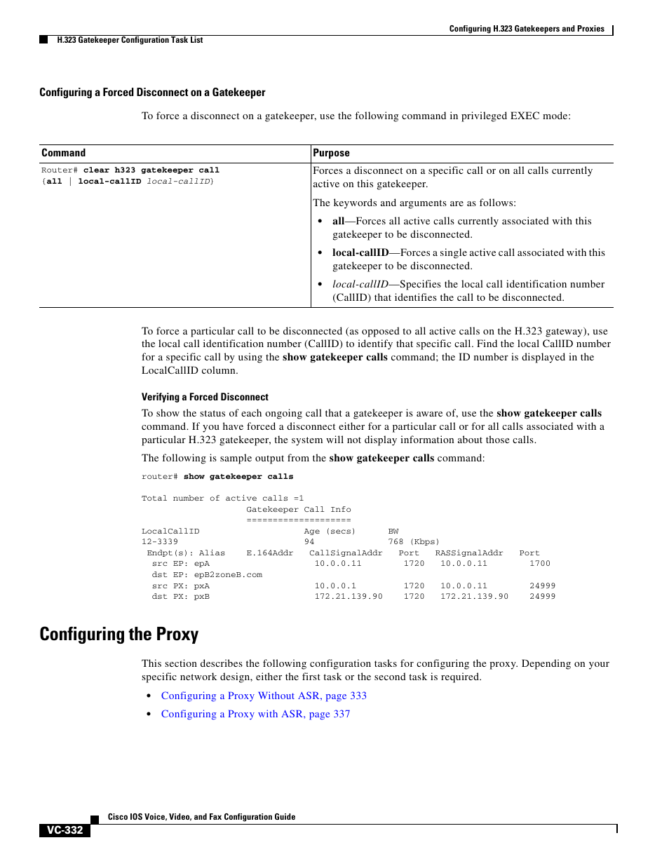 Configuring the proxy | Cisco H.323 VC-289 User Manual | Page 44 / 76