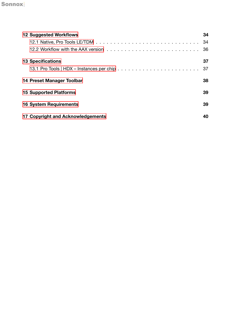 Sonnox Oxford Limiter User Manual | Page 3 / 40