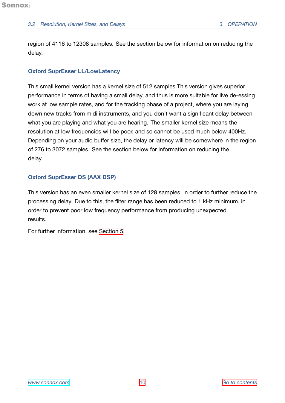 Sonnox Oxford SuprEsser User Manual | Page 10 / 41