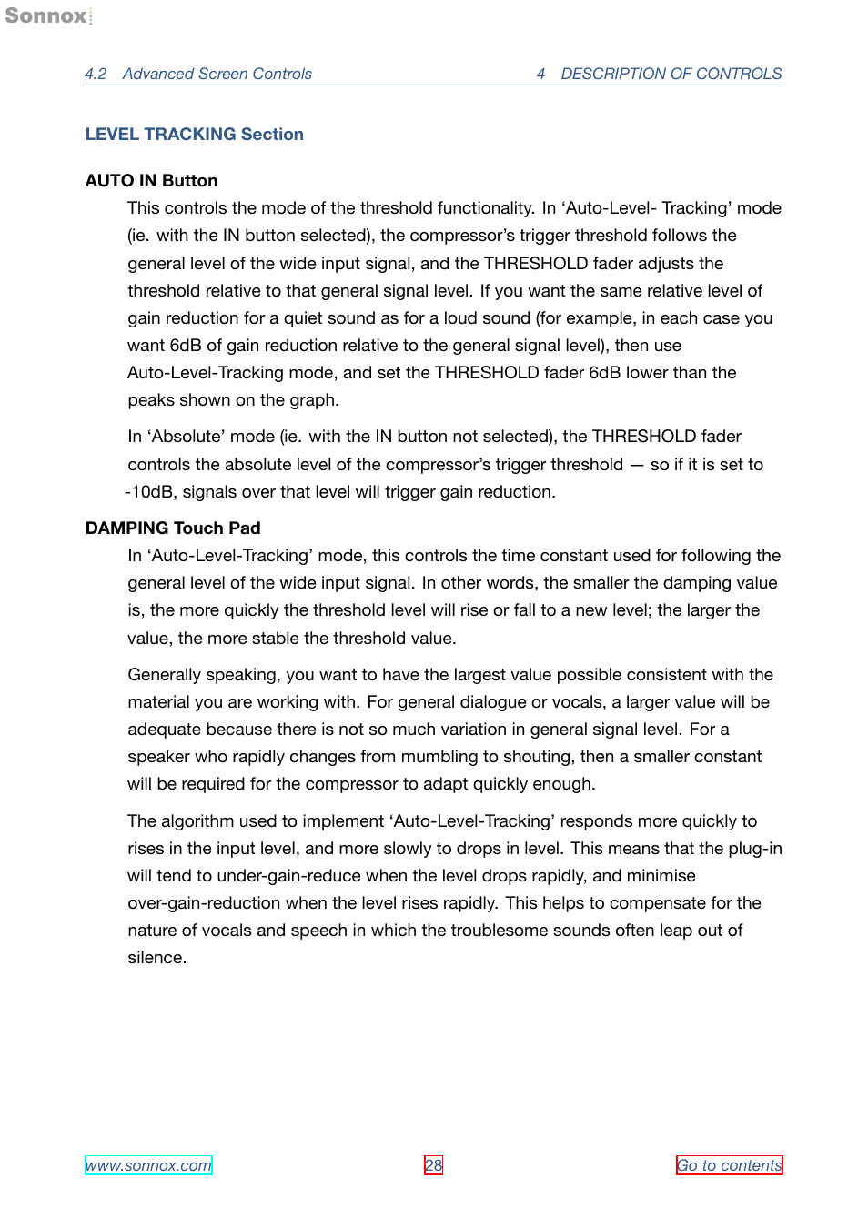 Sonnox Oxford SuprEsser User Manual | Page 28 / 41