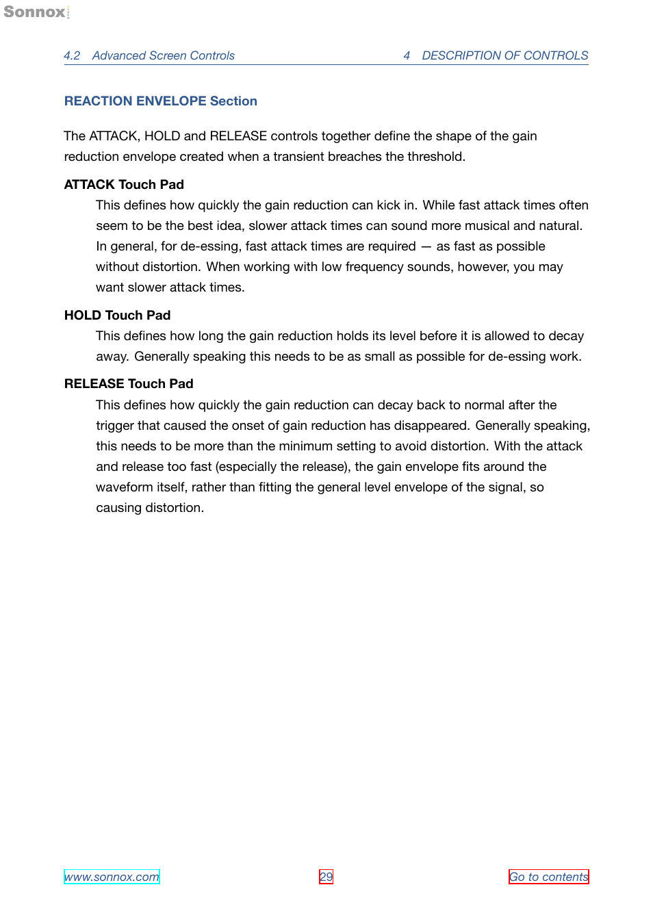 Sonnox Oxford SuprEsser User Manual | Page 29 / 41