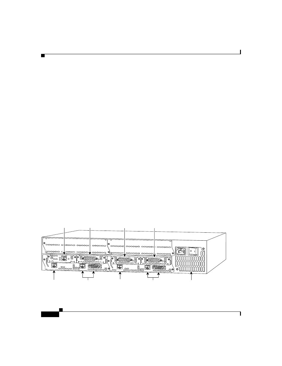 Port numbering, Slot 2 is at the bottom left, Slot 3 is at the right, above slot 1 | Slot 4 is at the left, above slot 2, Slot 5 is at the right, above slot 3, Slot 6 is at the left, above slot 4 | Cisco 3600 User Manual | Page 16 / 18