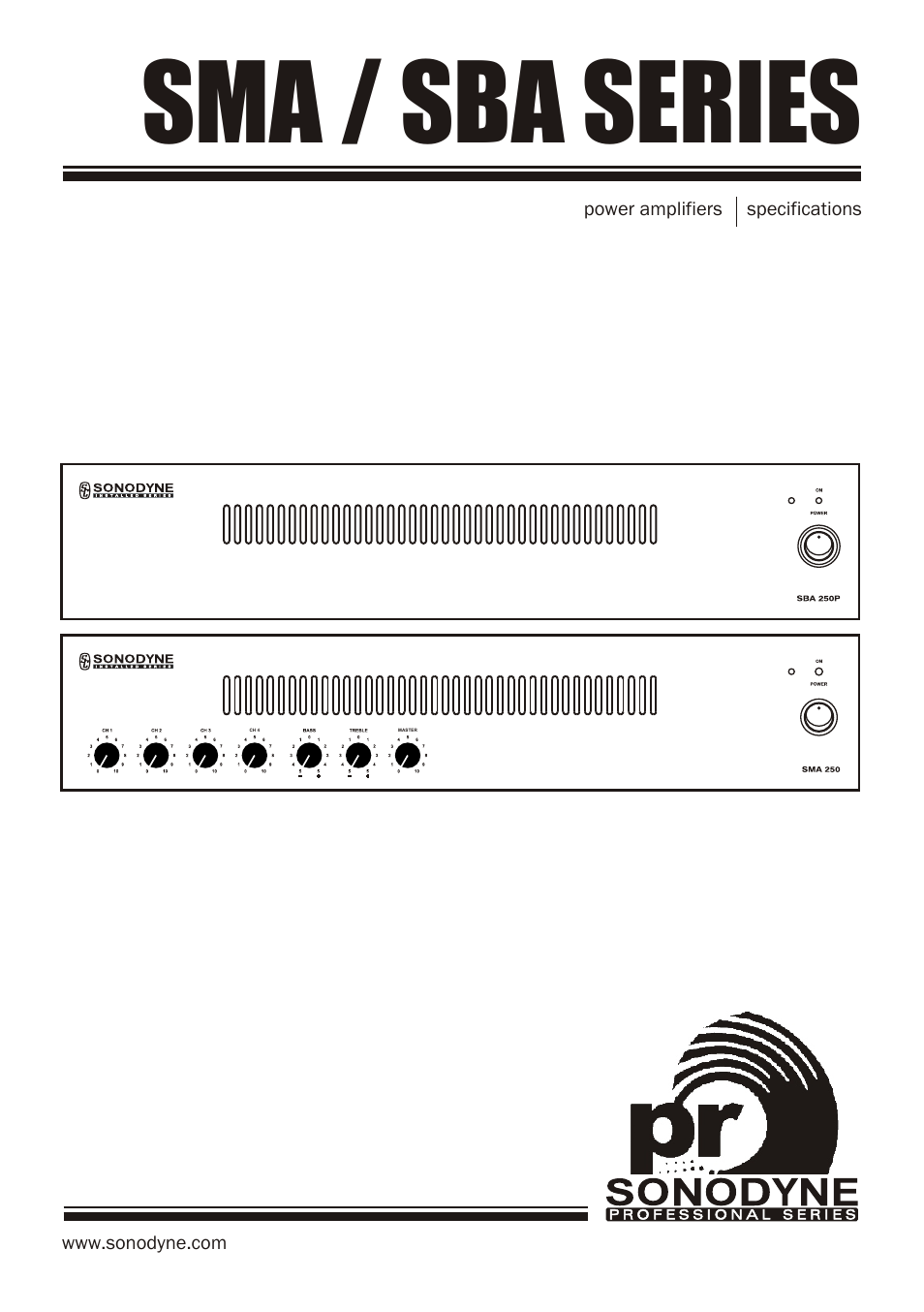 Sonodyne SBA 1202P User Manual | 18 pages