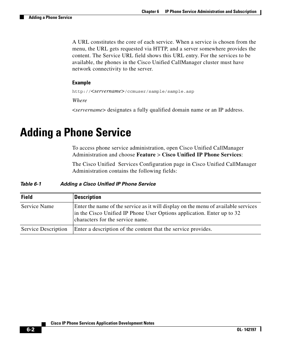 Adding a phone service | Cisco OL- 142197 User Manual | Page 2 / 6