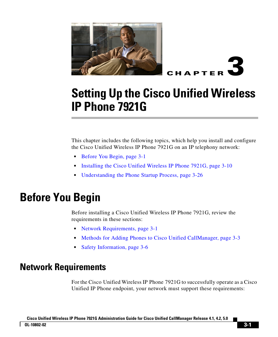 Cisco 7921G User Manual | 30 pages