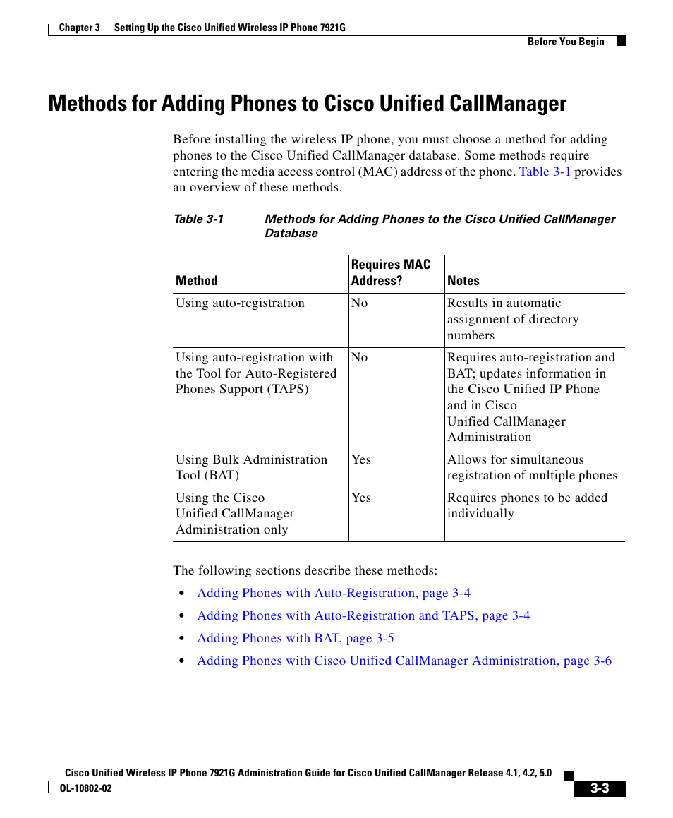 Cisco 7921G User Manual | Page 3 / 30