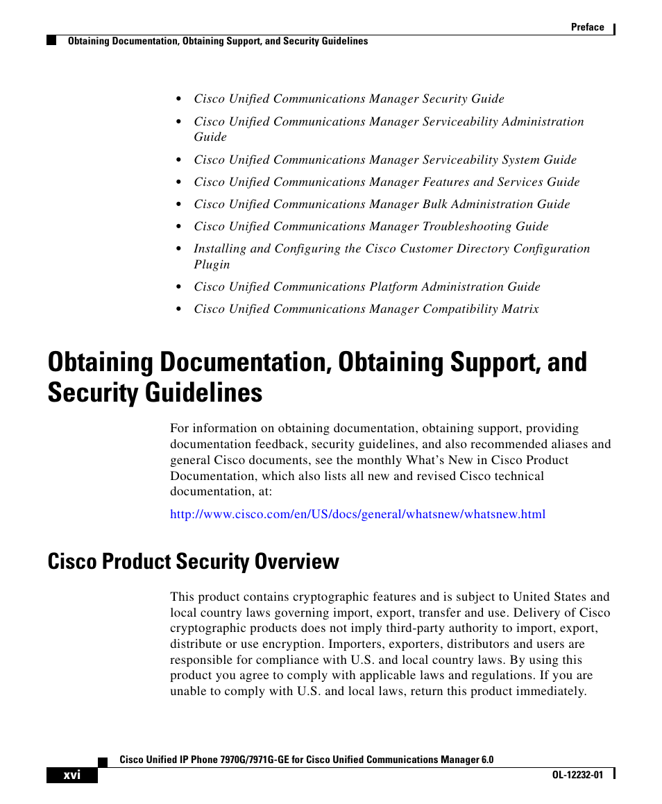 Cisco product security overview | Cisco 7970G User Manual | Page 4 / 6