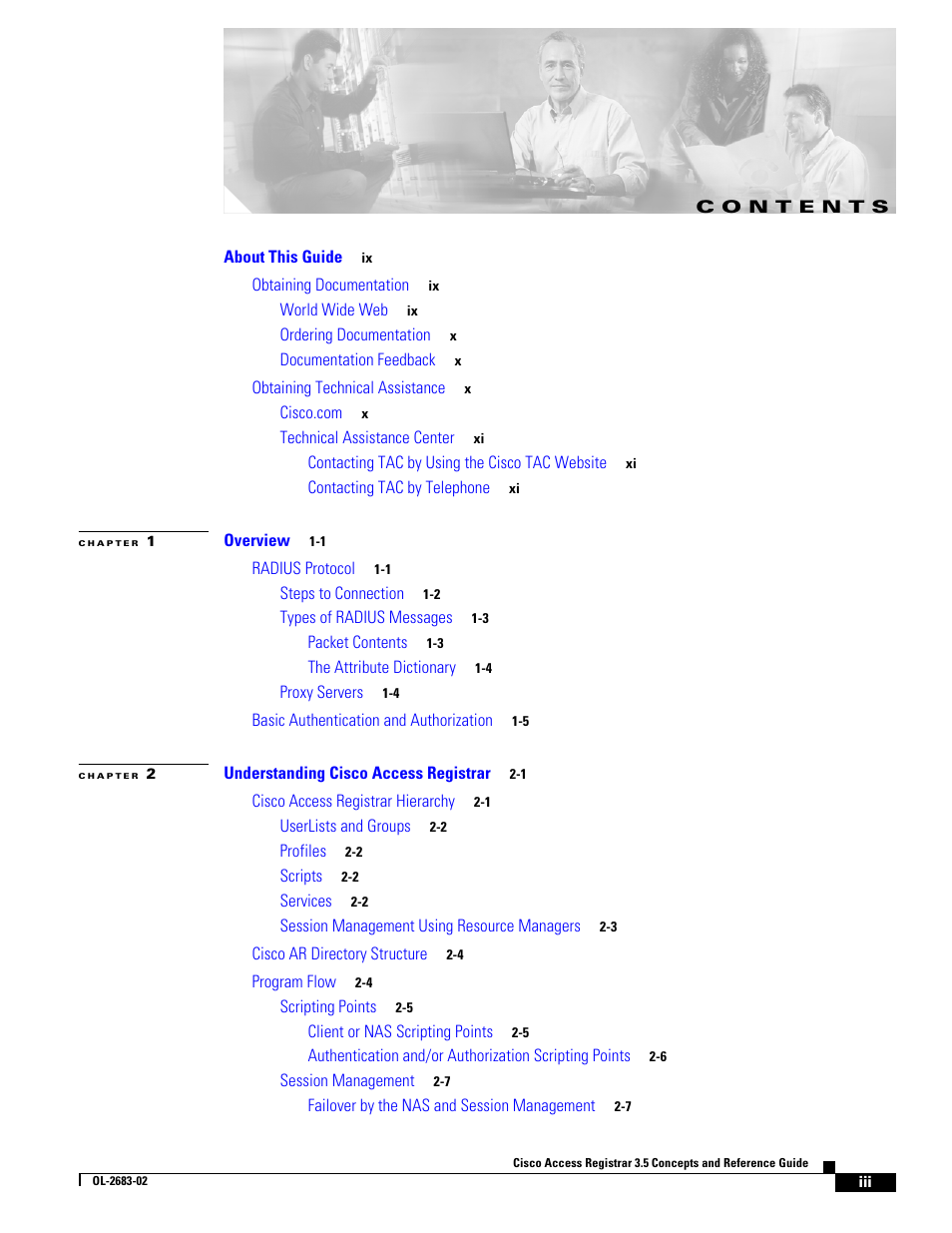 Cisco Cisco Access Registrar 3.5 User Manual | Page 3 / 80