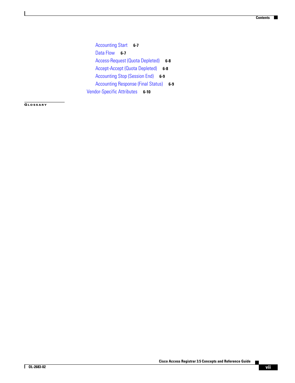 Cisco Cisco Access Registrar 3.5 User Manual | Page 7 / 80