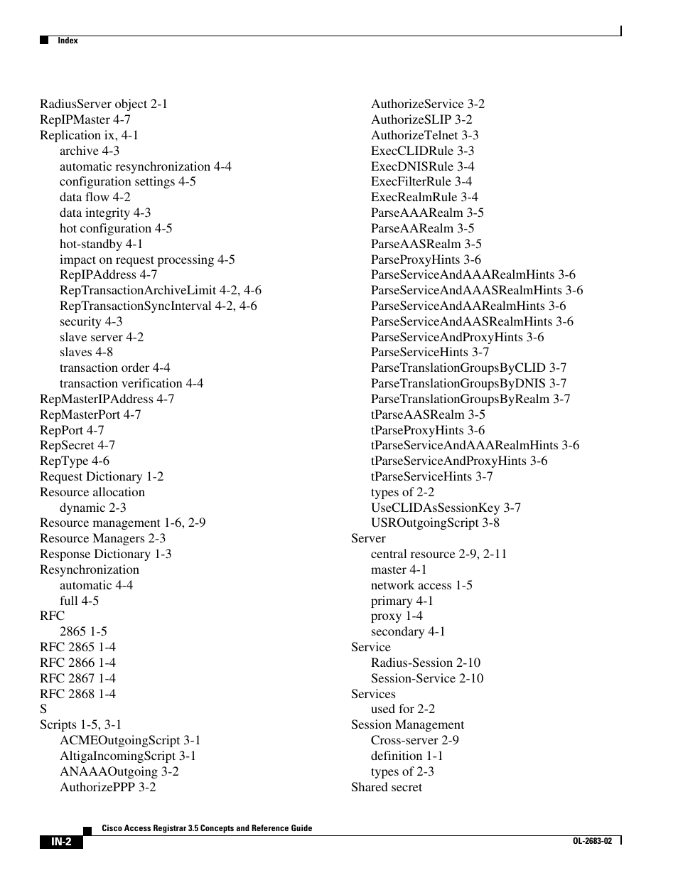 Cisco Cisco Access Registrar 3.5 User Manual | Page 78 / 80