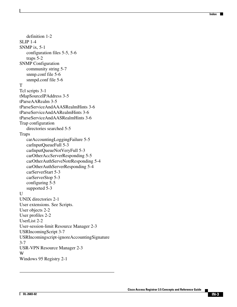 Cisco Cisco Access Registrar 3.5 User Manual | Page 79 / 80