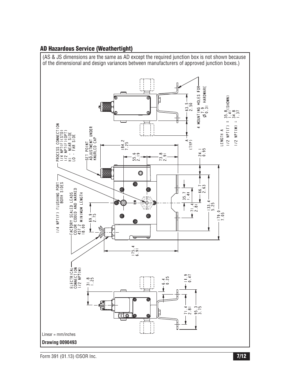 SOR High Static Operation User Manual | Page 7 / 12