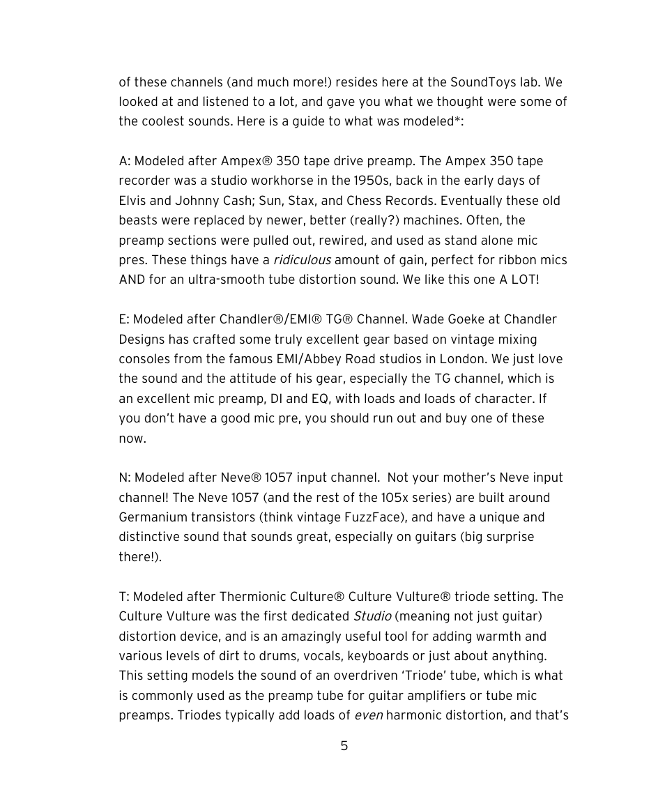 Soundtoys Decapitator User Manual | Page 5 / 11