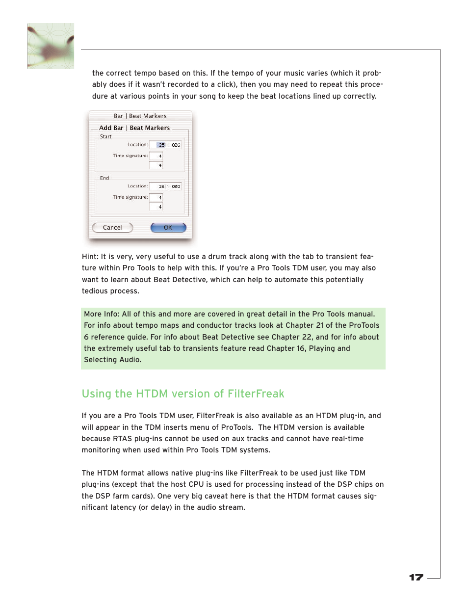 Using the htdm version of filterfreak | Soundtoys FilterFreak User Manual | Page 17 / 41