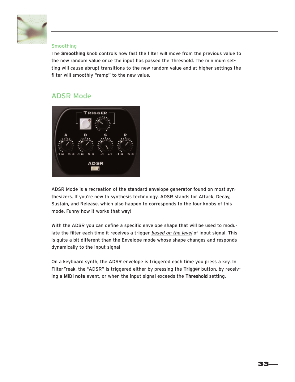 Adsr mode | Soundtoys FilterFreak User Manual | Page 33 / 41