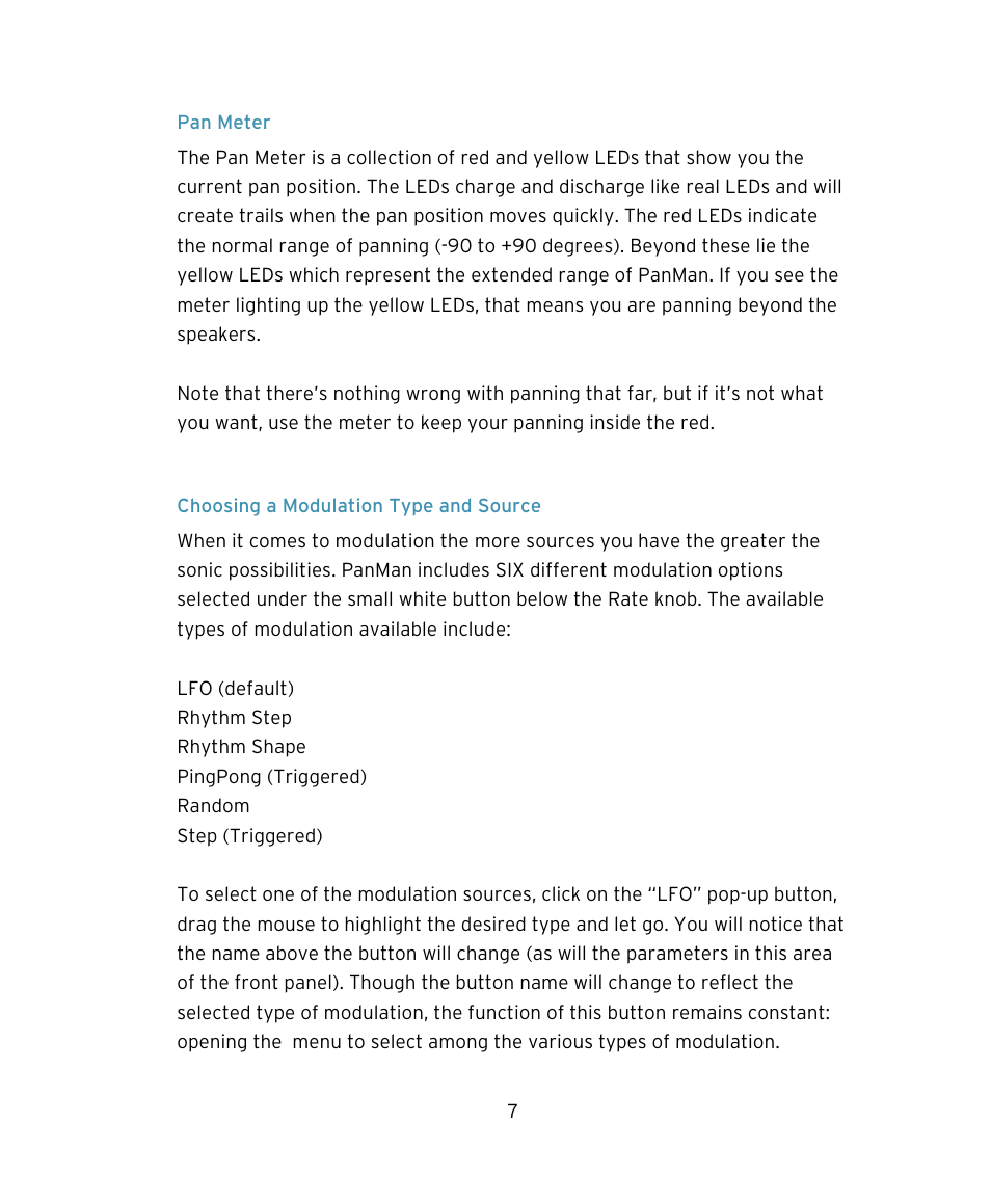 Soundtoys PanMan User Manual | Page 7 / 27