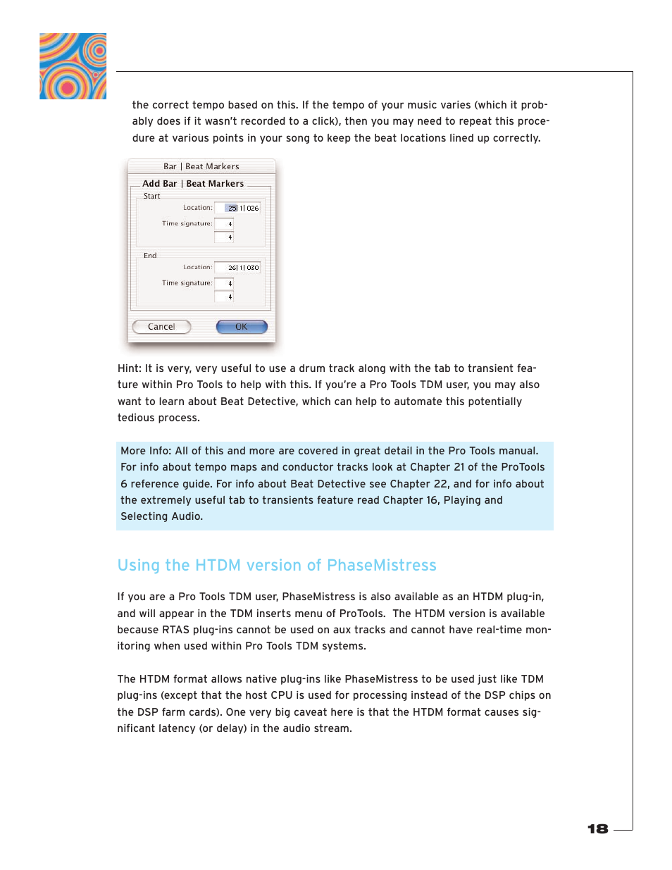 Using the htdm version of phasemistress | Soundtoys PhaseMistress User Manual | Page 18 / 46