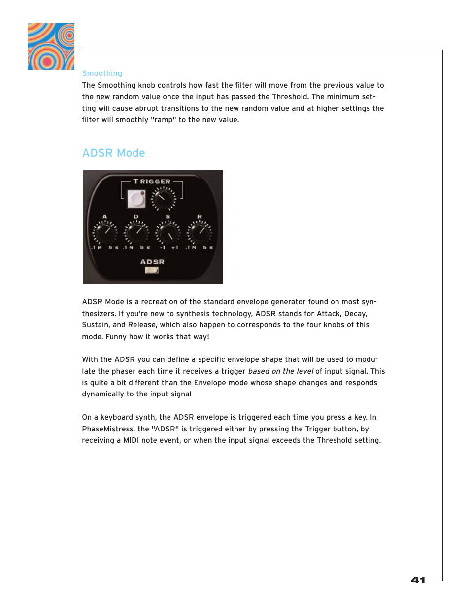 Adsr mode | Soundtoys PhaseMistress User Manual | Page 41 / 46