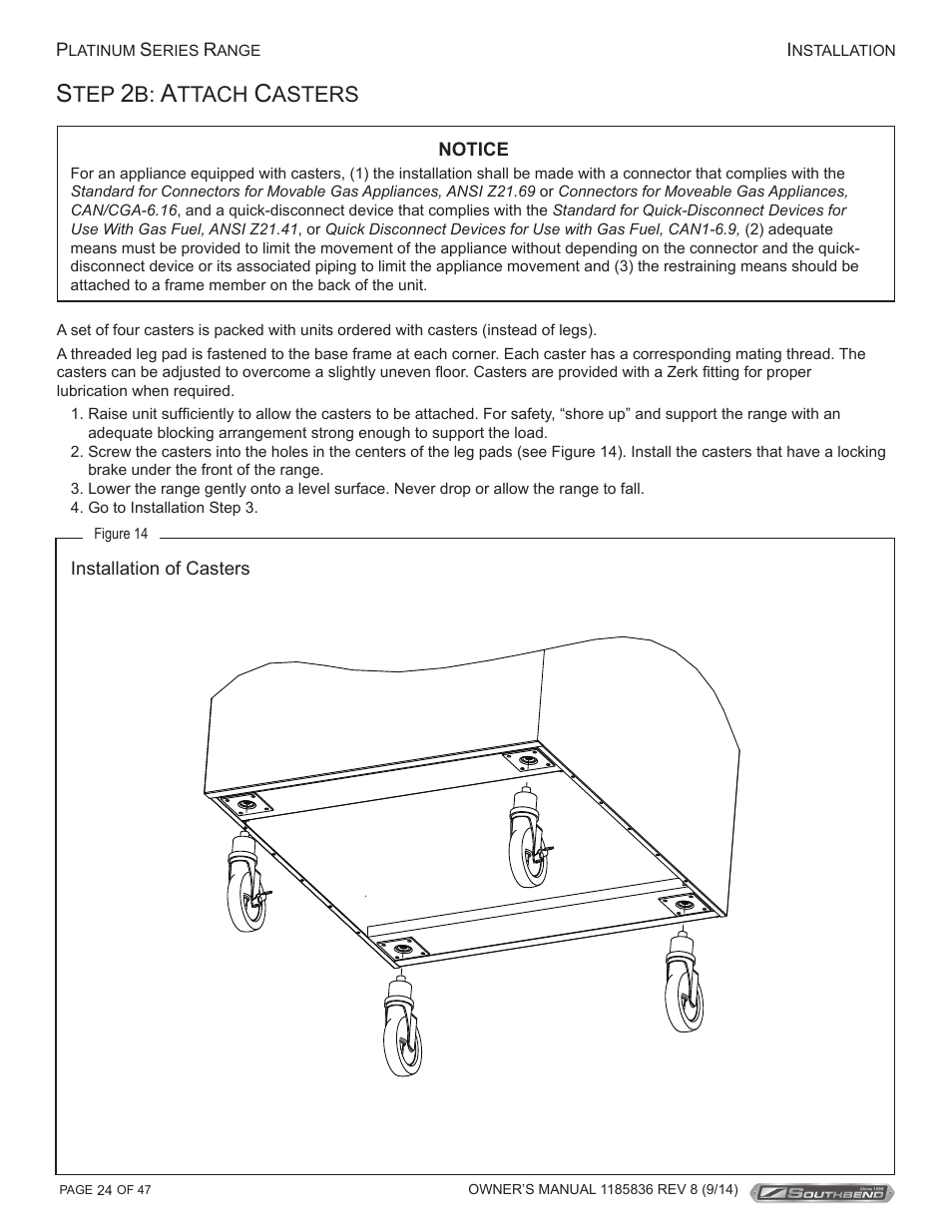Ttach, Asters | Southbend P32N-TT User Manual | Page 24 / 54