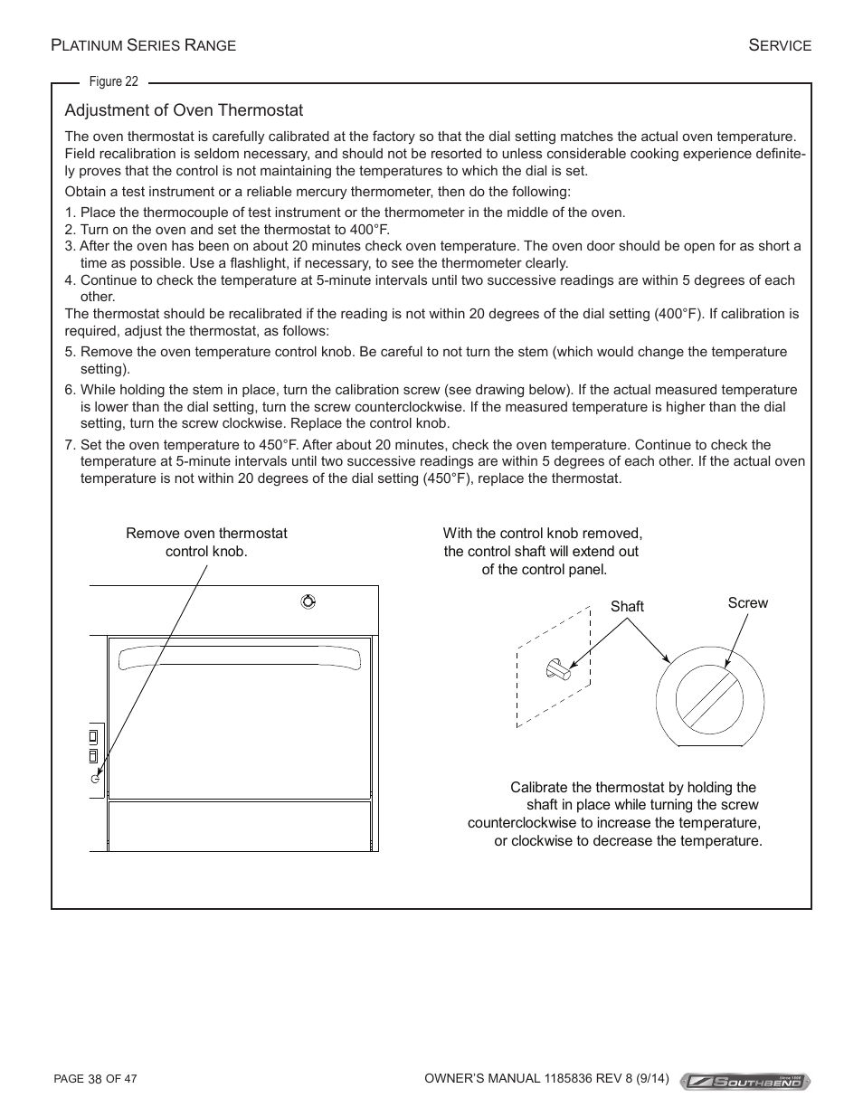 Southbend P32N-TT User Manual | Page 38 / 54