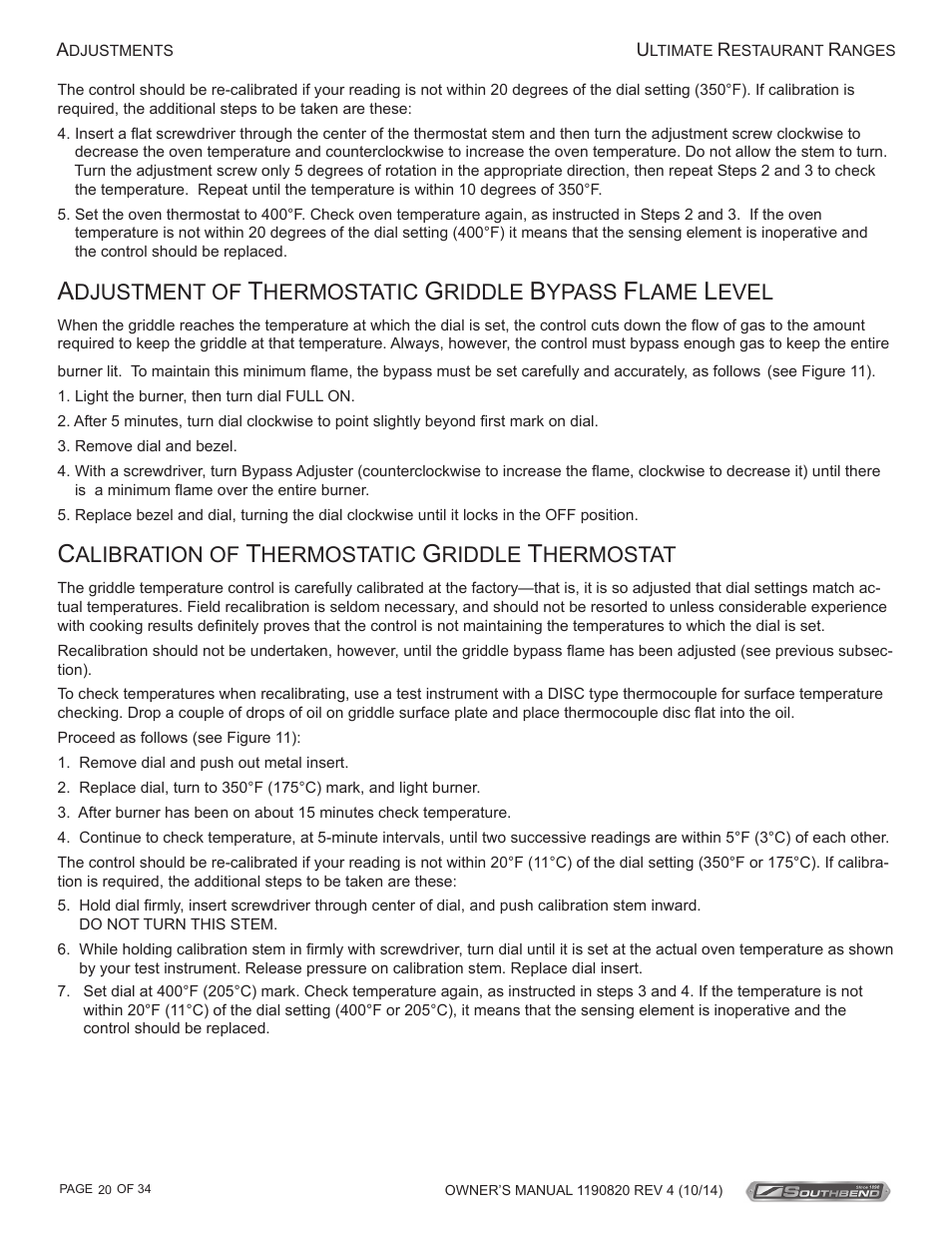 Southbend 4601DD-2RR User Manual | Page 20 / 34