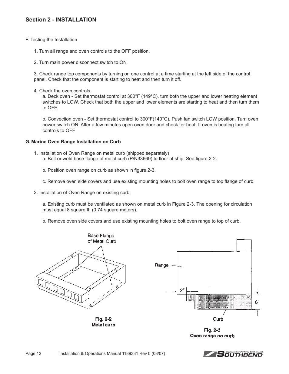 Southbend SE36 User Manual | Page 16 / 88