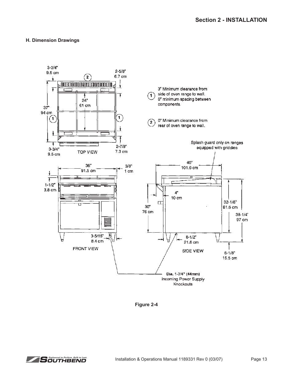 Southbend SE36 User Manual | Page 17 / 88