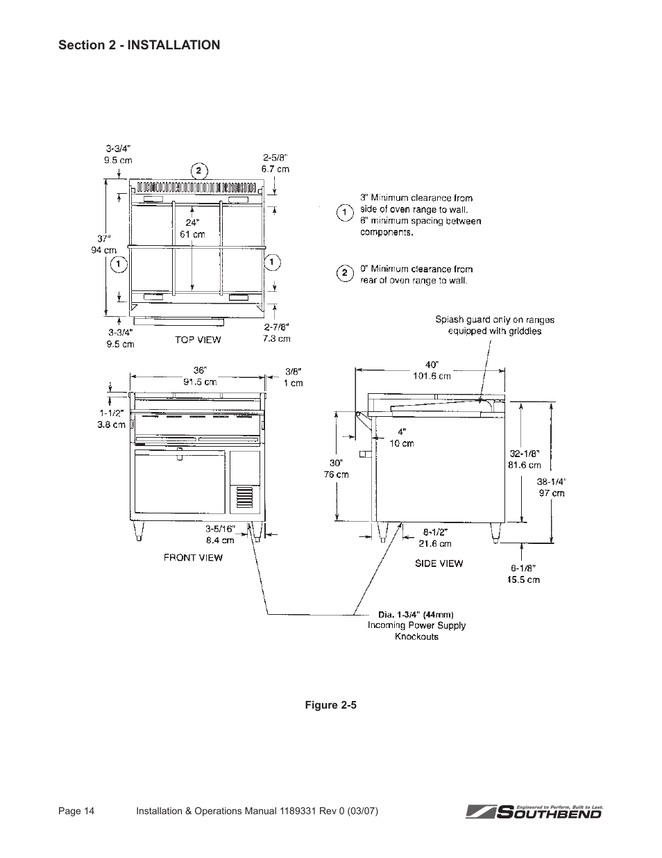 Southbend SE36 User Manual | Page 18 / 88