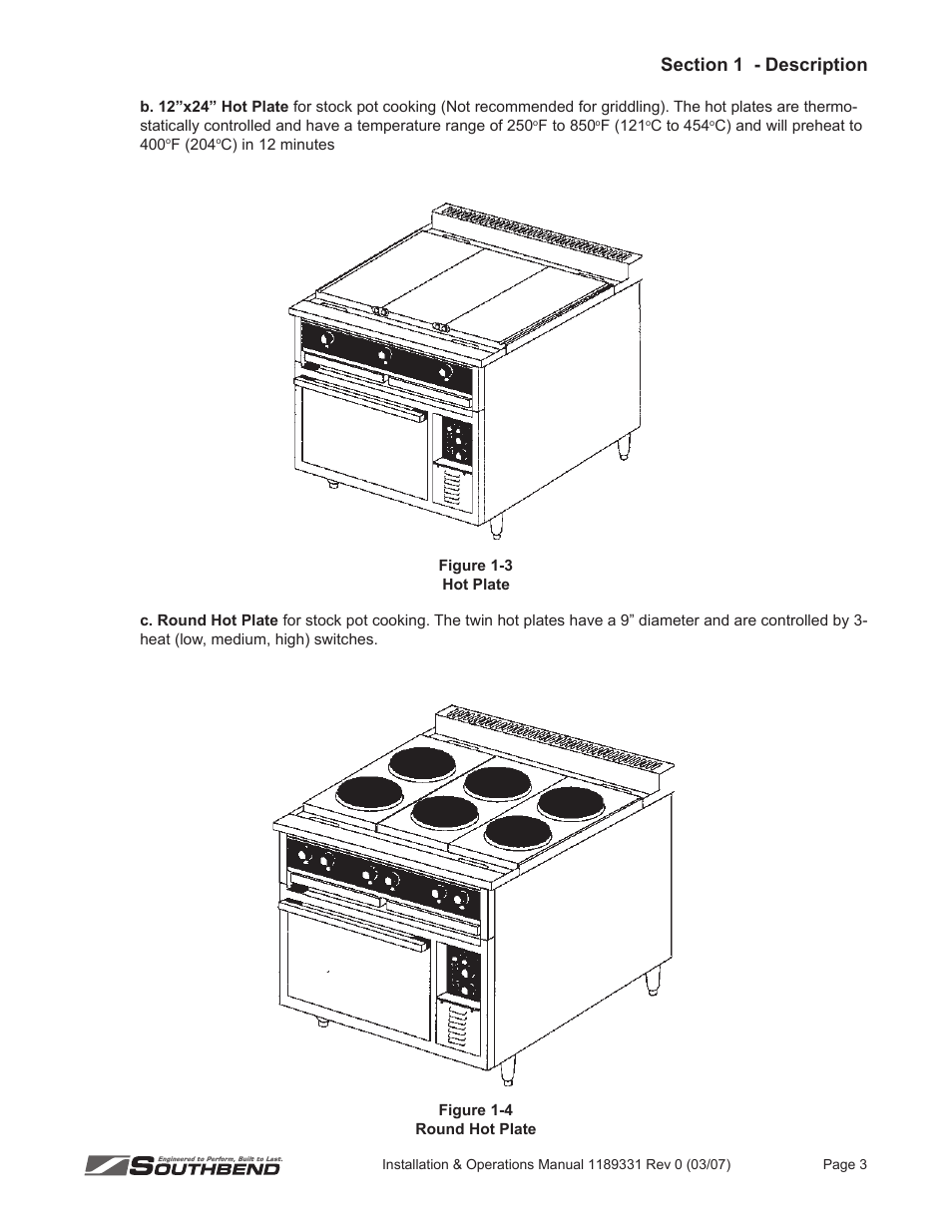 Southbend SE36 User Manual | Page 7 / 88