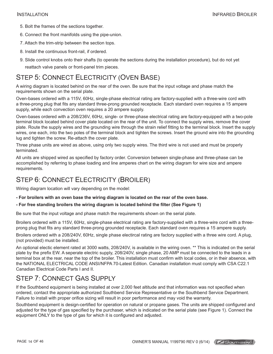 Southbend P32D-171 User Manual | Page 14 / 46