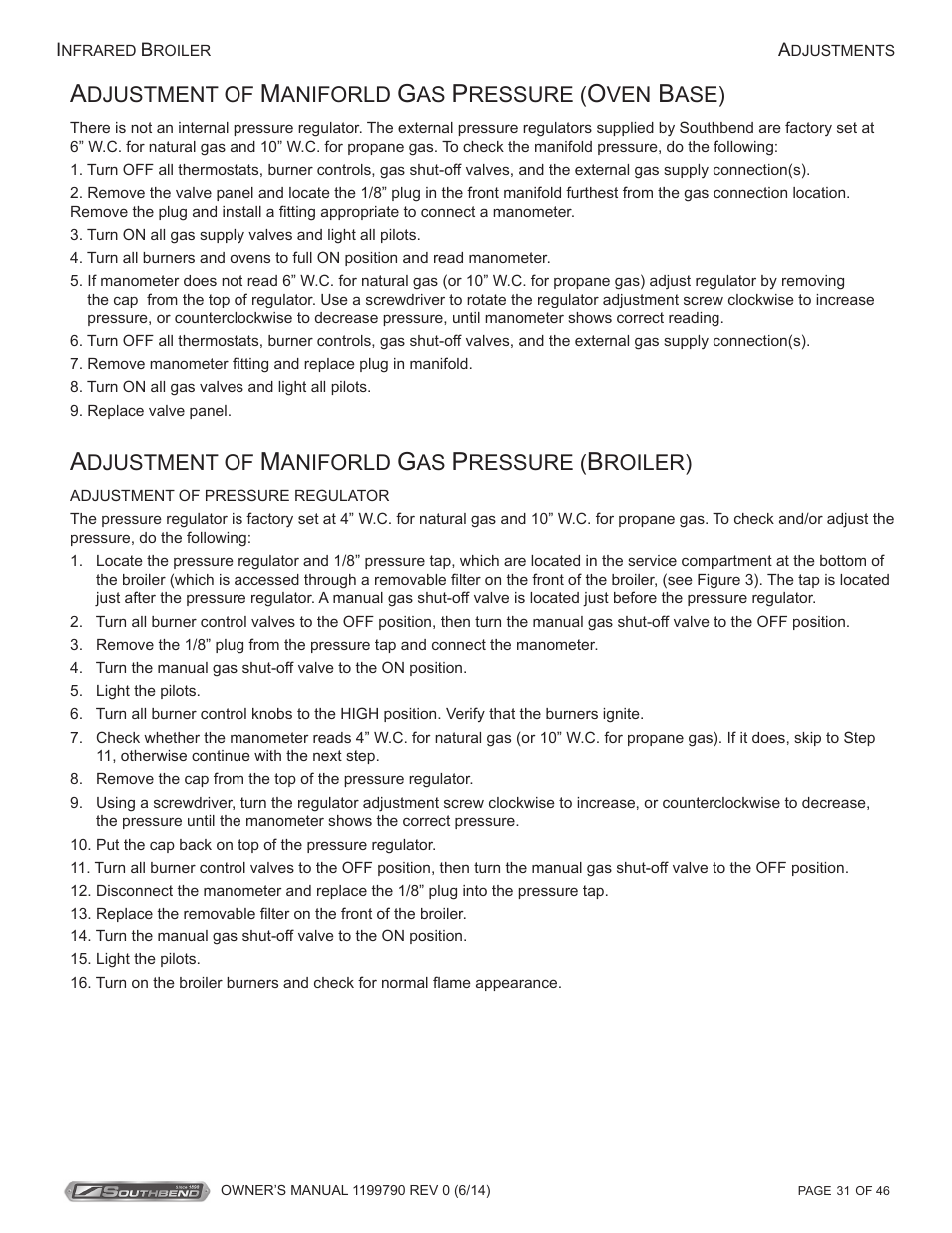 Southbend P32D-171 User Manual | Page 31 / 46