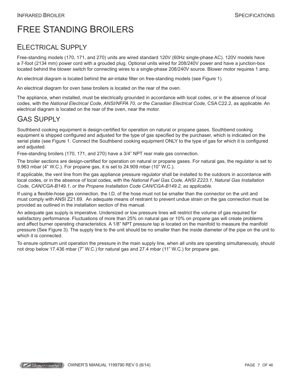 Tanding, Roilers | Southbend P32D-171 User Manual | Page 7 / 46