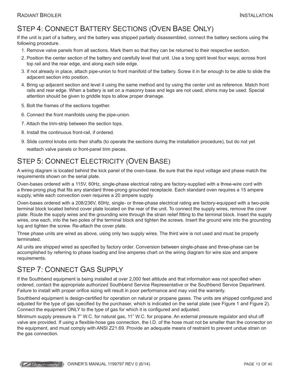 Southbend P32D-3240 User Manual | Page 13 / 40