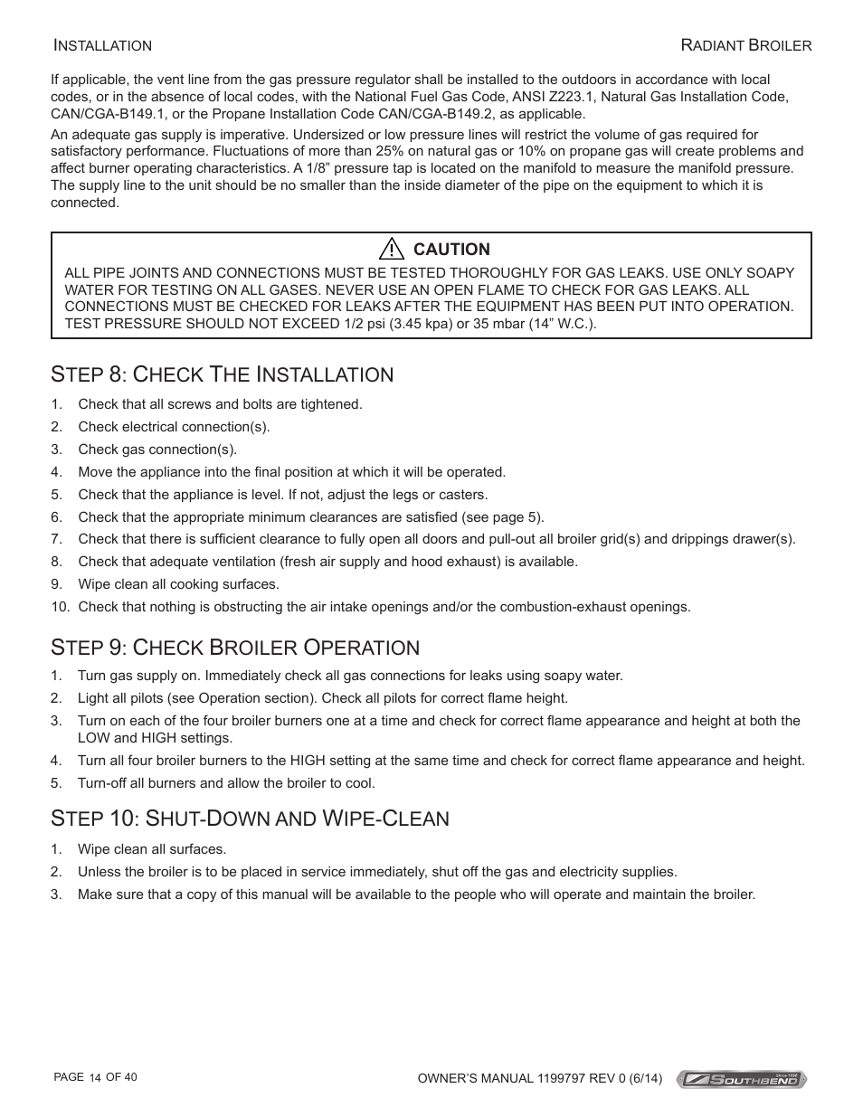 Southbend P32D-3240 User Manual | Page 14 / 40